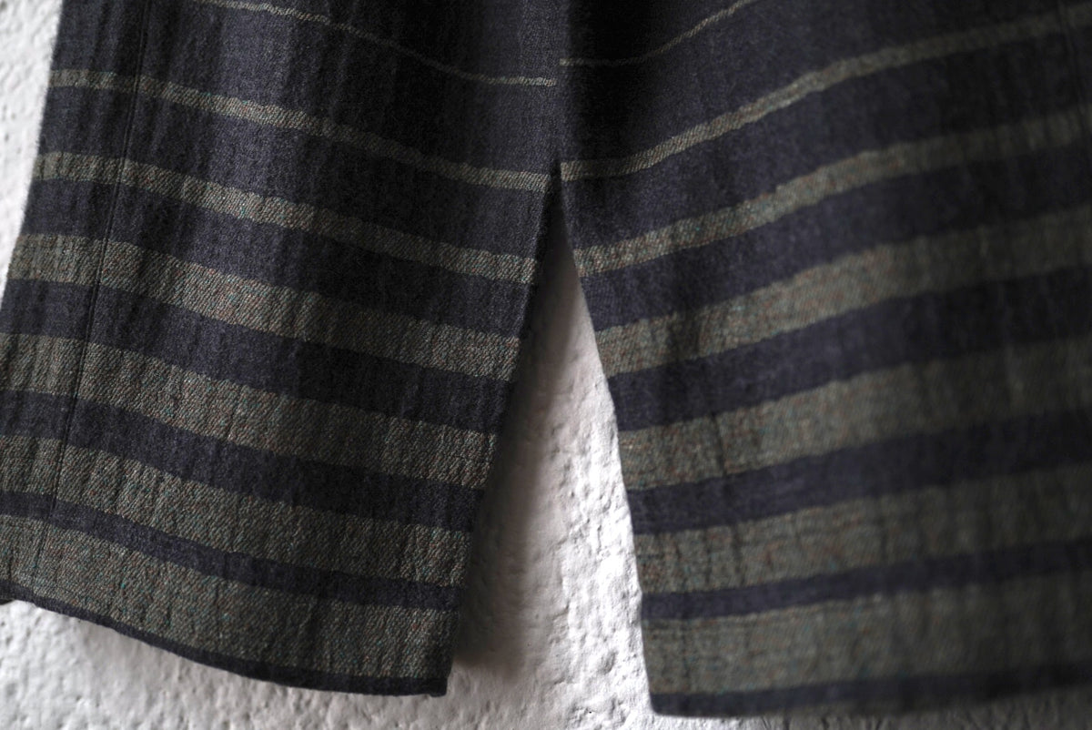 22AW Vertical Gradation Pants ジャガードボーダートラウザーズパンツ / amachi.(アマチ)