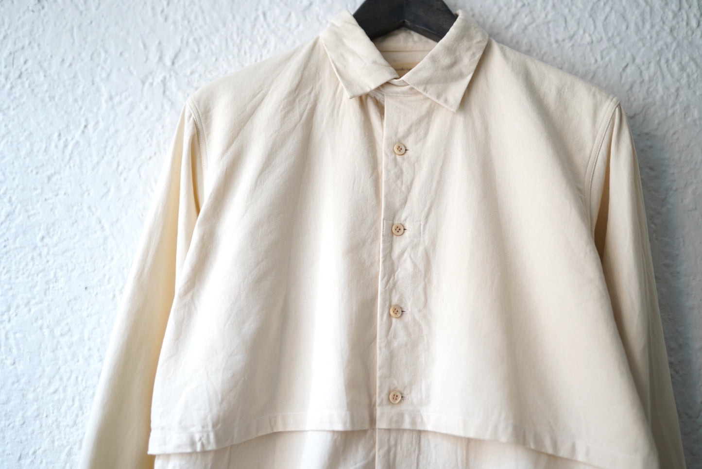 19AW LAYERED SHIRT レイヤード長袖シャツ / suzuki takayuki(スズキタカユキ)
