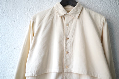 19AW LAYERED SHIRT レイヤード長袖シャツ / suzuki takayuki(スズキタカユキ)