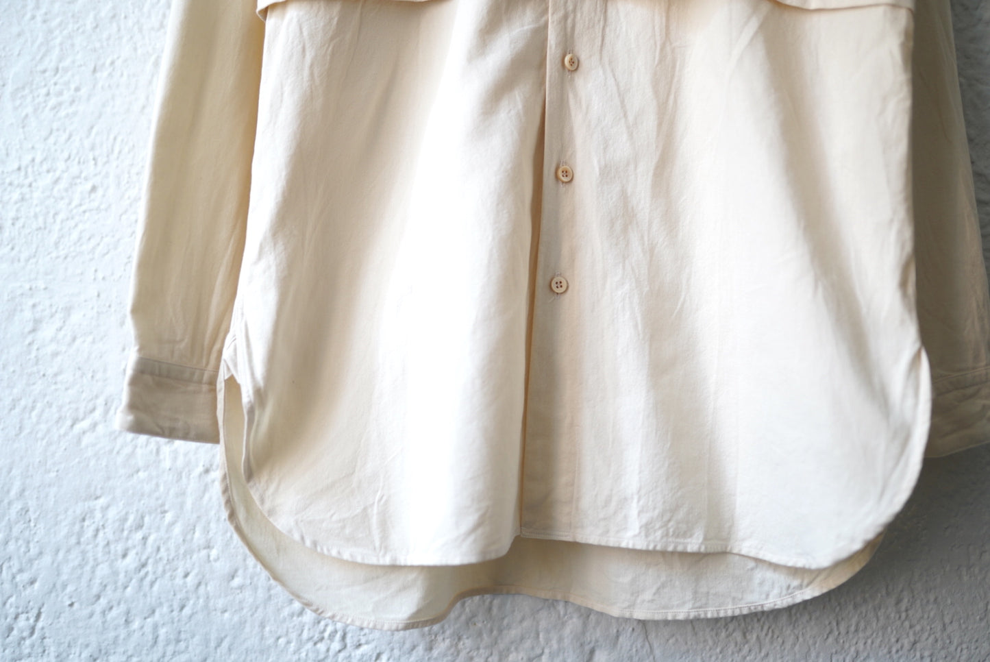 19AW LAYERED SHIRT レイヤード長袖シャツ / suzuki takayuki(スズキタカユキ)