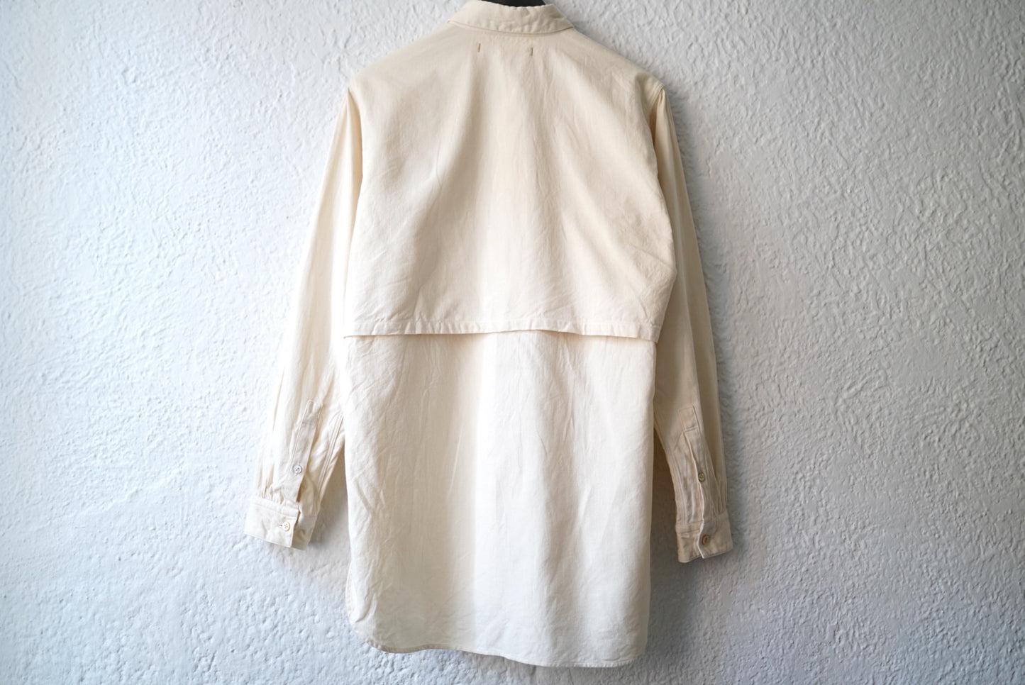 19AW LAYERED SHIRT レイヤード長袖シャツ / suzuki takayuki(スズキタカユキ)