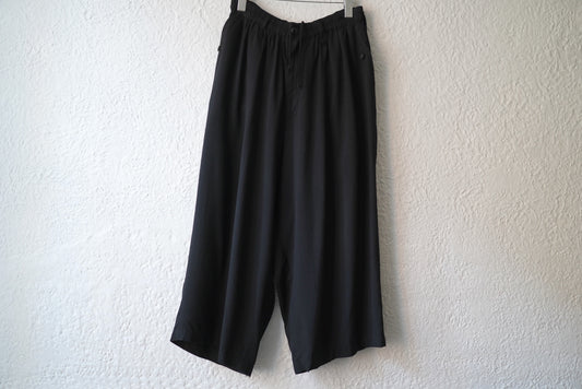 17SS ギャバジンドローコードイージーパンツ / Yohji Yamamoto POUR HOMME(ヨウジヤマモトプールオム)