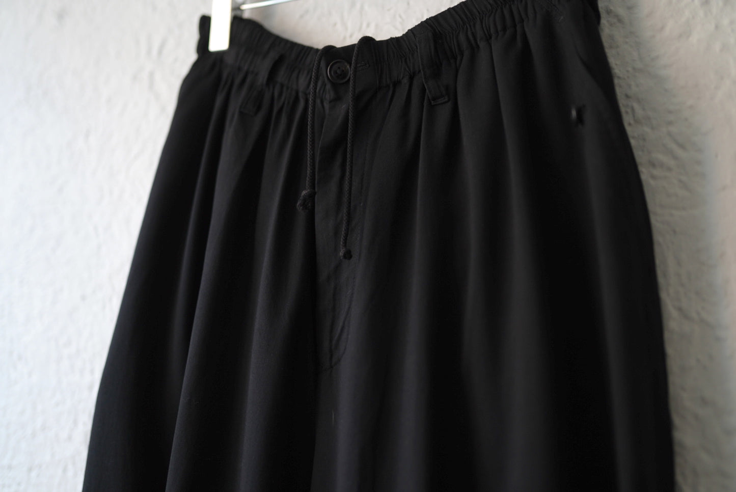 17SS ギャバジンドローコードイージーパンツ / Yohji Yamamoto POUR HOMME(ヨウジヤマモトプールオム)