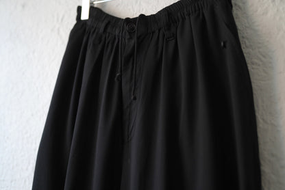 17SS ギャバジンドローコードイージーパンツ / Yohji Yamamoto POUR HOMME(ヨウジヤマモトプールオム)