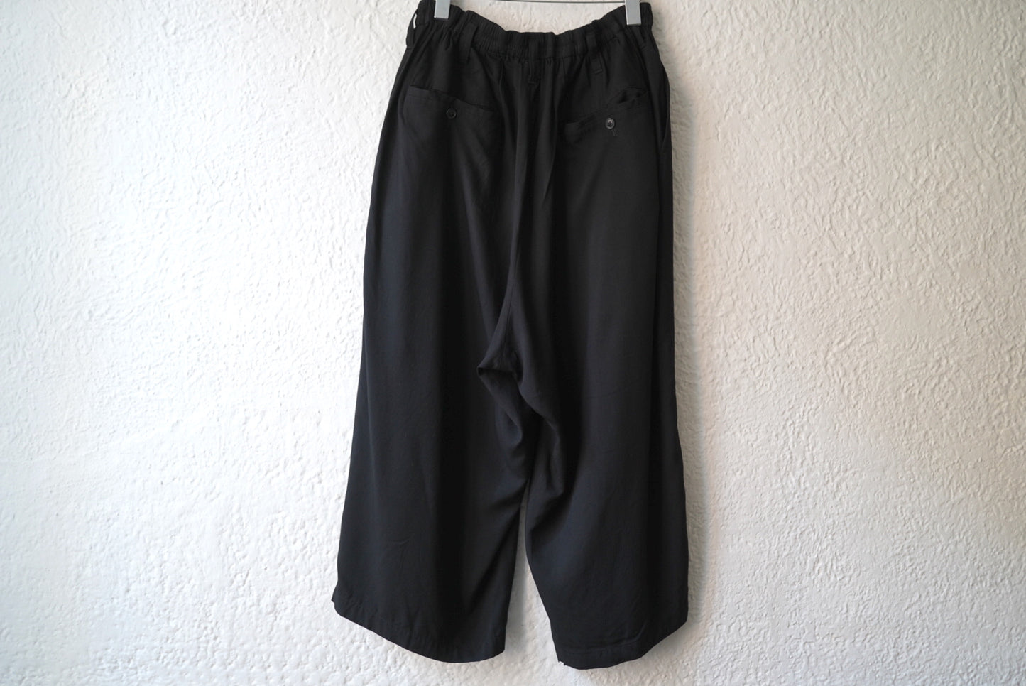 17SS ギャバジンドローコードイージーパンツ / Yohji Yamamoto POUR HOMME(ヨウジヤマモトプールオム)
