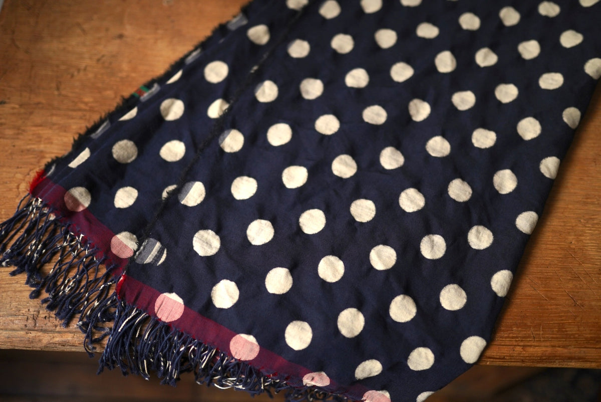 20SS ZURIGO SCARF ドットストール / CASEY CASEY(ケイシーケイシー)