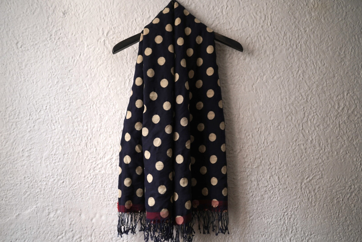 20SS ZURIGO SCARF ドットストール / CASEY CASEY(ケイシーケイシー)