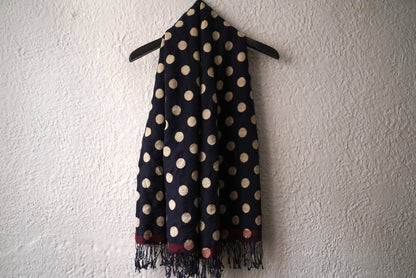 20SS ZURIGO SCARF ドットストール / CASEY CASEY(ケイシーケイシー)