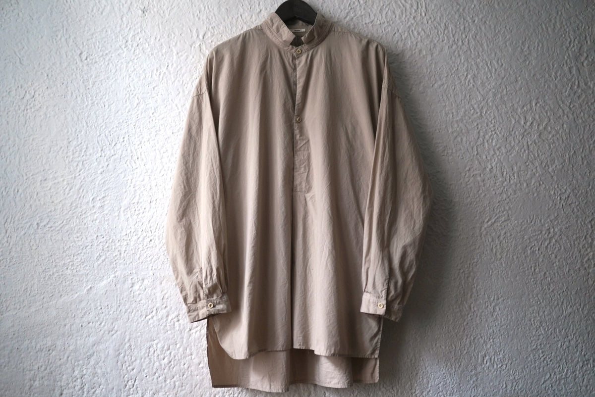 19SS コットンタイプライタープルオーバーブラウスシャツ / kaval(カヴァル)