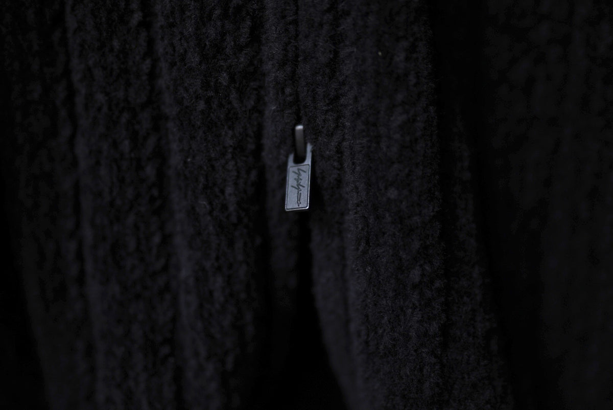 24AW 3G4 RIB ASYMMETRY DRIVERS KNIT アシンメトリードライバーズニットセーター / Yohji Yamamoto POUR HOMME(ヨウジヤマモトプールオム)