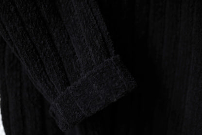 24AW 3G4 RIB ASYMMETRY DRIVERS KNIT アシンメトリードライバーズニットセーター / Yohji Yamamoto POUR HOMME(ヨウジヤマモトプールオム)