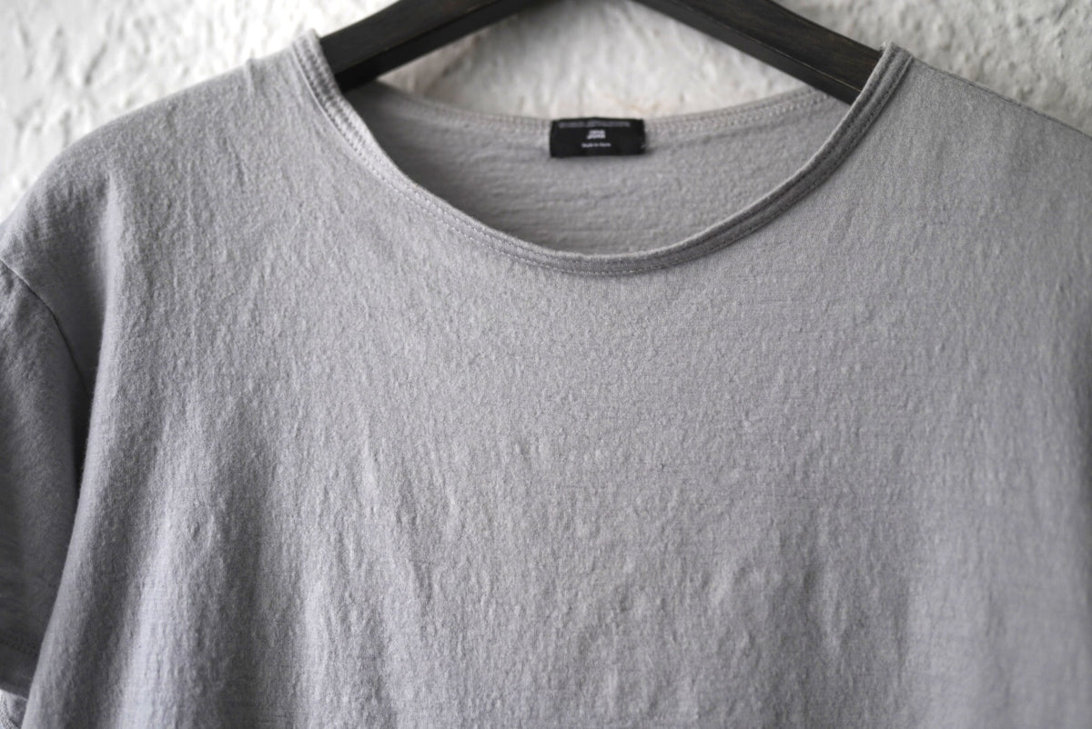 Super100's Wool ウールジャージーTシャツ グレー / OPUS JAPAN(オーパスジャパン)