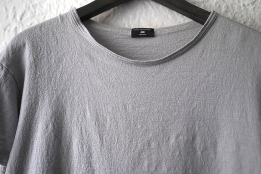 Super100's Wool ウールジャージーTシャツ グレー / OPUS JAPAN(オーパスジャパン)