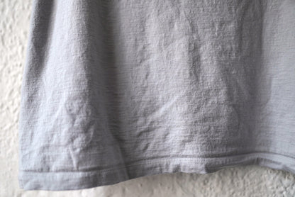 Super100's Wool ウールジャージーTシャツ グレー / OPUS JAPAN(オーパスジャパン)