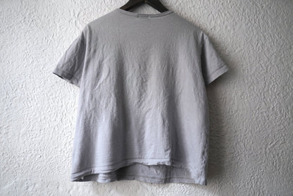 Super100's Wool ウールジャージーTシャツ グレー / OPUS JAPAN(オーパスジャパン)