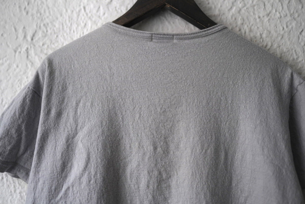 Super100's Wool ウールジャージーTシャツ グレー / OPUS JAPAN(オーパスジャパン)