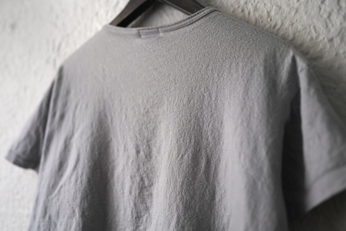 Super100's Wool ウールジャージーTシャツ グレー / OPUS JAPAN(オーパスジャパン)