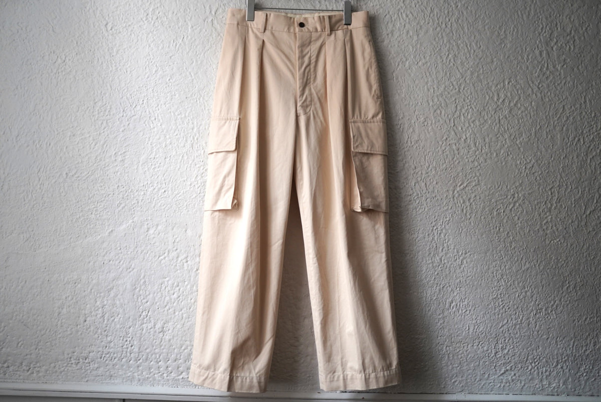 22SS M-47ソフトツイストオーガニックチノカーゴパンツ / HERILL(ヘリル)