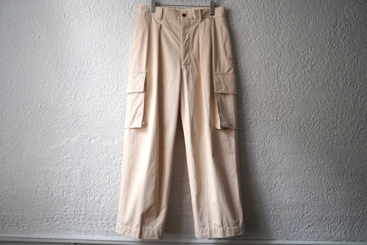 22SS M-47ソフトツイストオーガニックチノカーゴパンツ / HERILL(ヘリル)