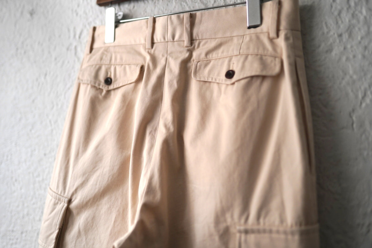22SS M-47ソフトツイストオーガニックチノカーゴパンツ / HERILL(ヘリル)