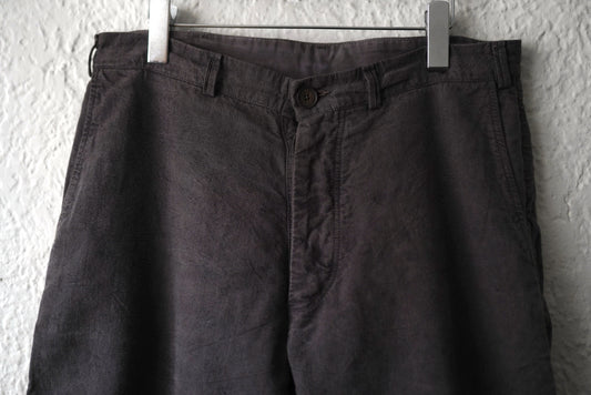 22AW WORK PANTS 植物染ヴィンテージフレンチコットンリネントラウザーズパンツ / OLIVER CHURCH(オリバーチャーチ)