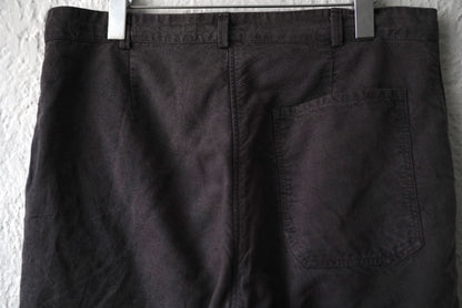 22AW WORK PANTS 植物染ヴィンテージフレンチコットンリネントラウザーズパンツ / OLIVER CHURCH(オリバーチャーチ)