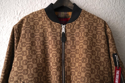 23SS ALPHA INDUSTRIES ×SLAM JAM ホースビット柄ボンバージャケット / GUCCI(グッチ)