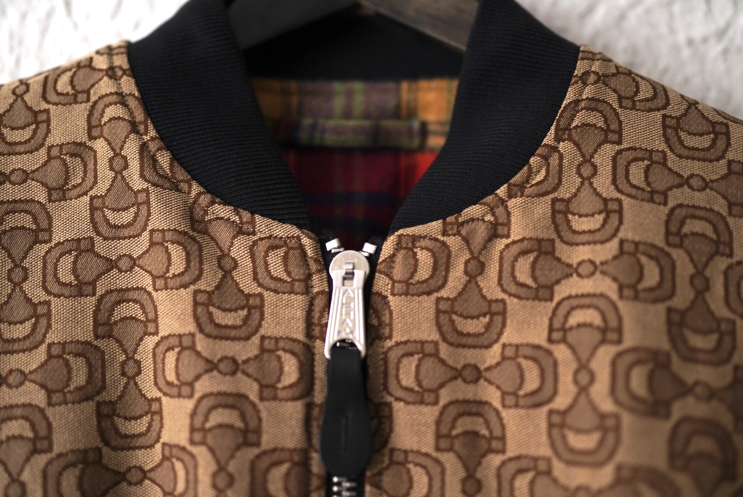 23SS ALPHA INDUSTRIES ×SLAM JAM ホースビット柄ボンバージャケット / GUCCI(グッチ)