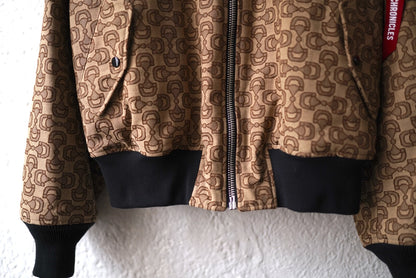 23SS ALPHA INDUSTRIES ×SLAM JAM ホースビット柄ボンバージャケット / GUCCI(グッチ)