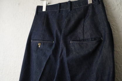 19AW BRUCE PA ワイドデニムトラウザーズパンツ / rdv o glove(ランデブーオーグローブ)