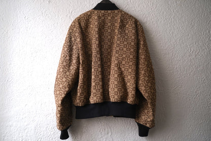 23SS ALPHA INDUSTRIES ×SLAM JAM ホースビット柄ボンバージャケット / GUCCI(グッチ)