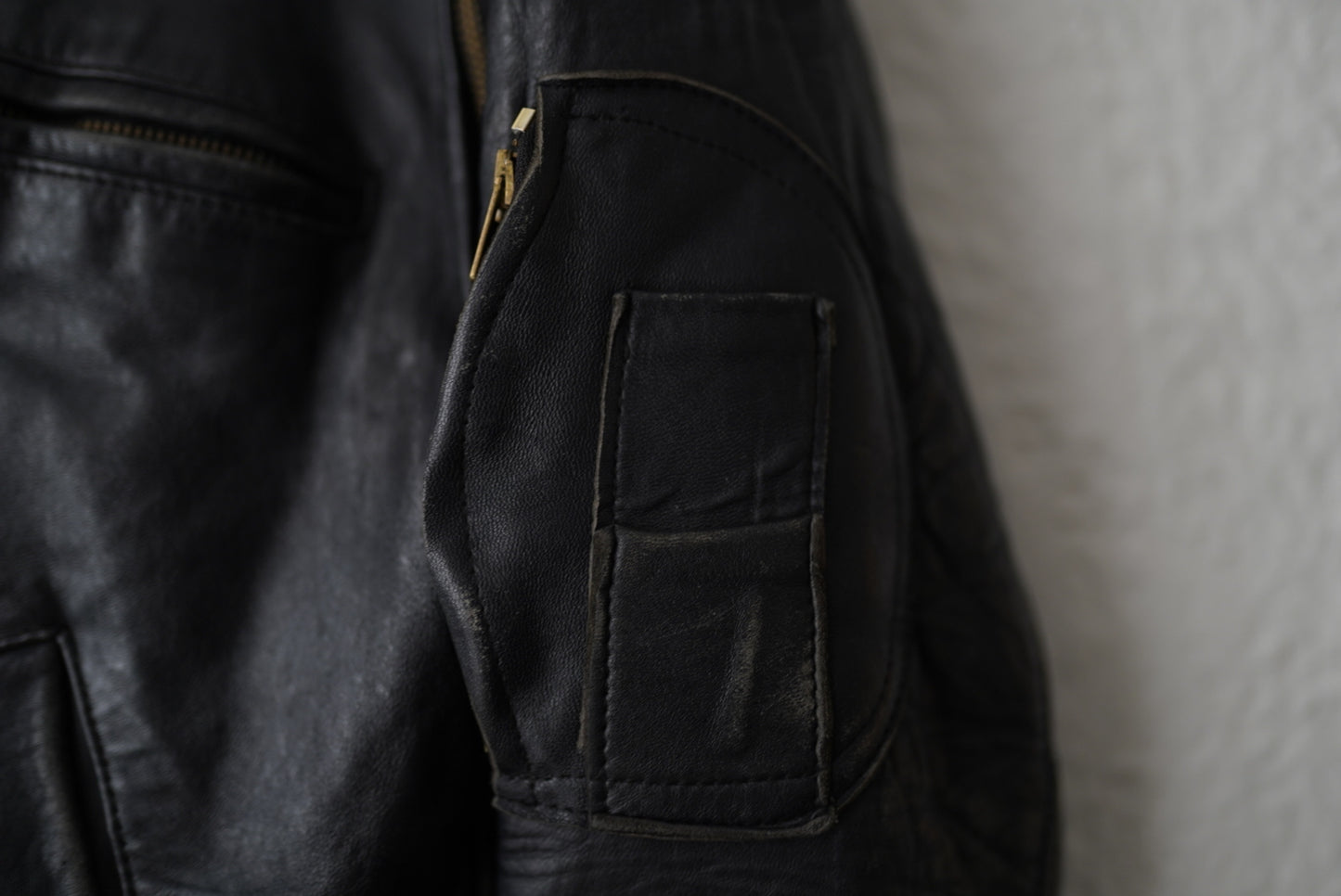 1970's French Army フランス軍レザーパイロットジャケット / Vintage(ヴィンテージ)