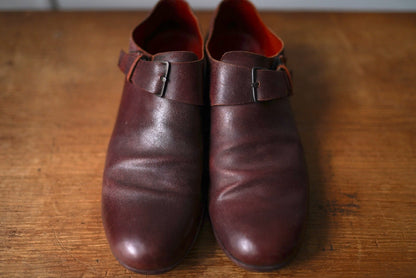 20AW Central Buckled Shoes セントラルバックルローカットレザーシューズ / m.a+(エムエークロス)