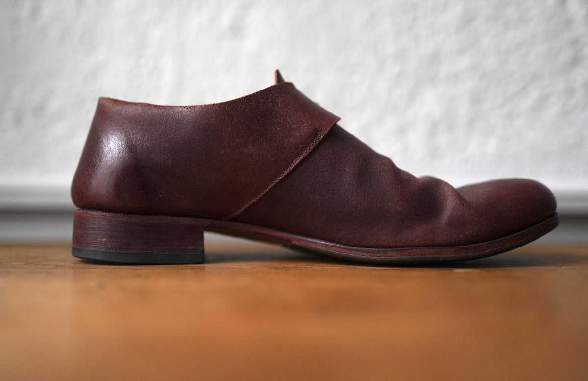 20AW Central Buckled Shoes セントラルバックルローカットレザーシューズ / m.a+(エムエークロス)