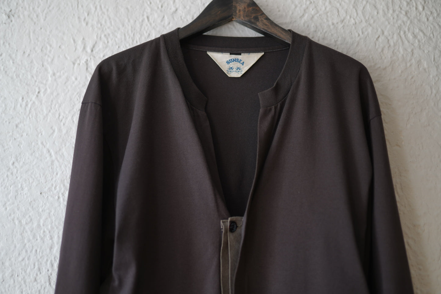 21SS T-SHIRT CUSTOMIZED CARDIGAN カーディガンカットソー グレー / SUNSEA(サンシー)