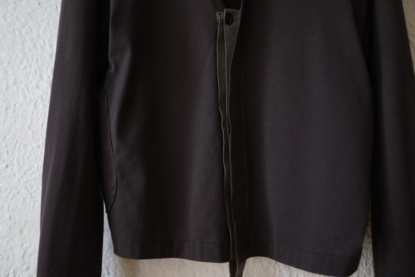 21SS T-SHIRT CUSTOMIZED CARDIGAN カーディガンカットソー グレー / SUNSEA(サンシー)
