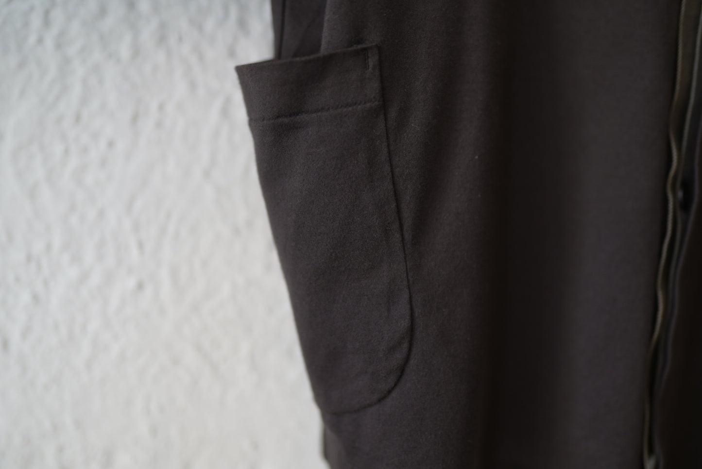 21SS T-SHIRT CUSTOMIZED CARDIGAN カーディガンカットソー グレー / SUNSEA(サンシー)