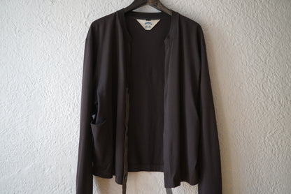 21SS T-SHIRT CUSTOMIZED CARDIGAN カーディガンカットソー グレー / SUNSEA(サンシー)