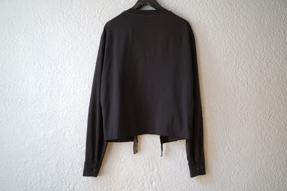 21SS T-SHIRT CUSTOMIZED CARDIGAN カーディガンカットソー グレー / SUNSEA(サンシー)
