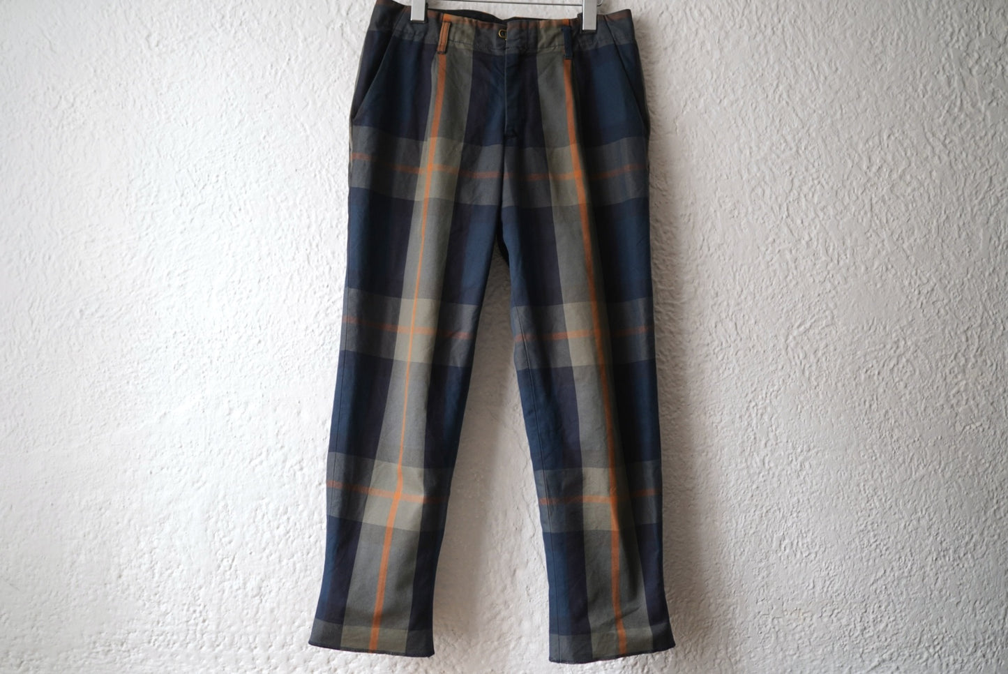 14AW オックスチェックテーパードトラウザーズパンツ / kolor(カラー)