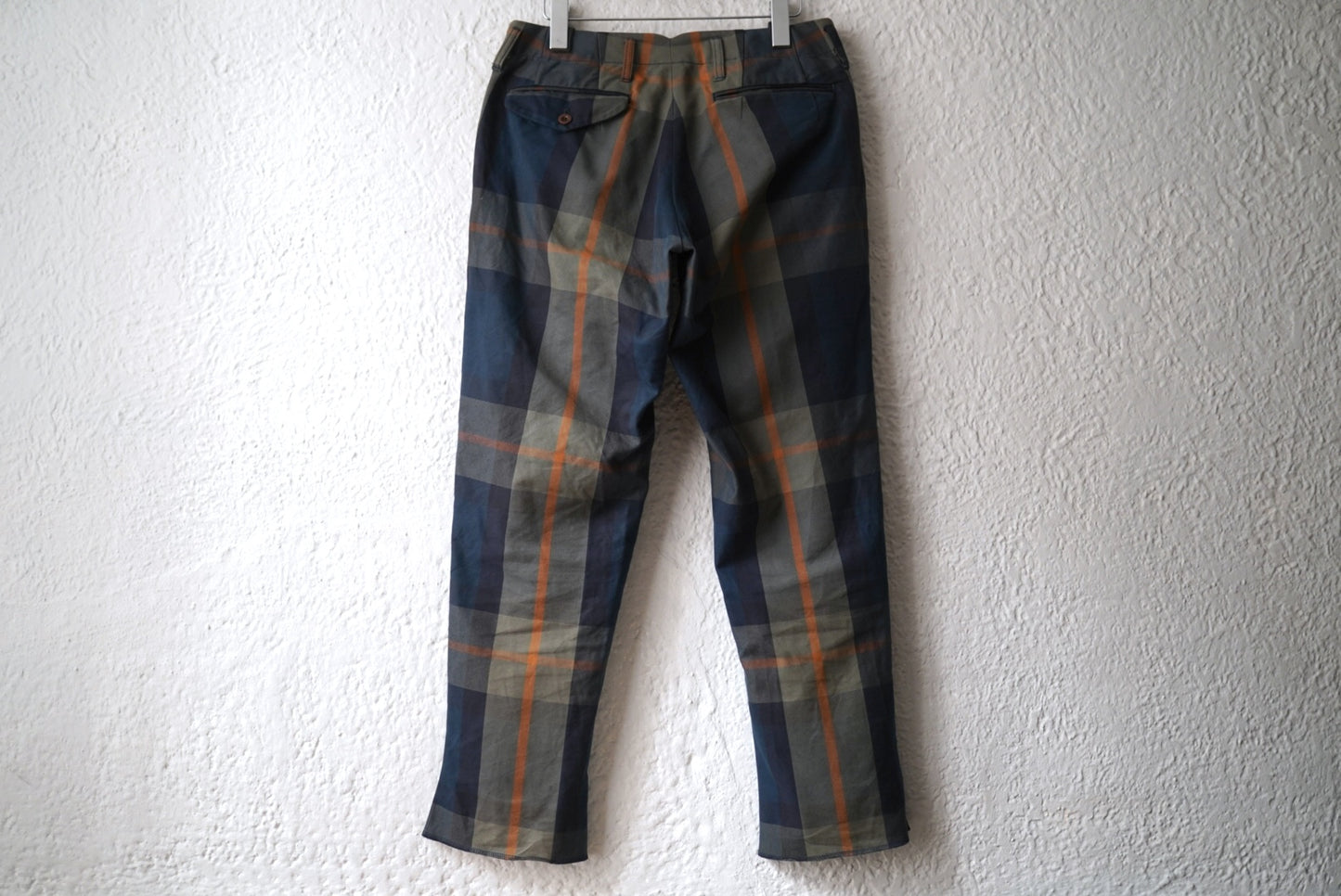14AW オックスチェックテーパードトラウザーズパンツ / kolor(カラー)