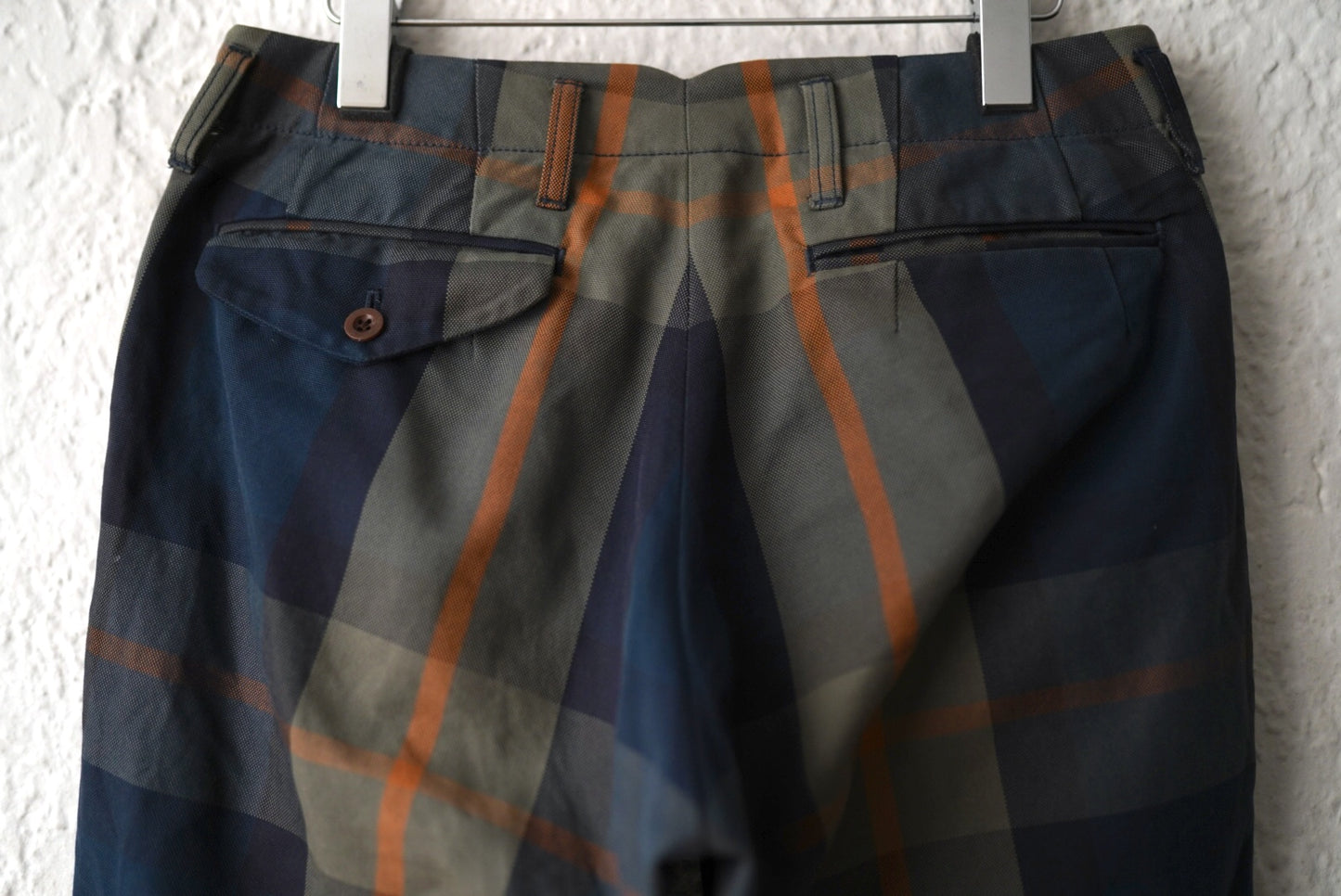 14AW オックスチェックテーパードトラウザーズパンツ / kolor(カラー)