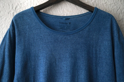iBB 空海藍染ヘンプコットン半袖クルーネックTシャツ / Gohemp(ゴーヘンプ)