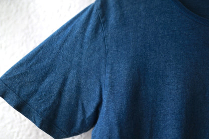 iBB 空海藍染ヘンプコットン半袖クルーネックTシャツ / Gohemp(ゴーヘンプ)