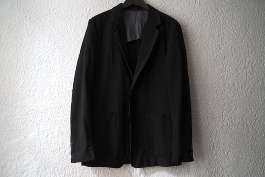 15SS 染色加工ウールモヘヤテーラードジャケット / COMME des GARCONS HOMME DEUX(コムデギャルソンオムドゥ)