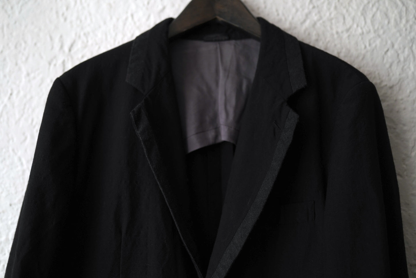 15SS 染色加工ウールモヘヤテーラードジャケット / COMME des GARCONS HOMME DEUX(コムデギャルソンオムドゥ)