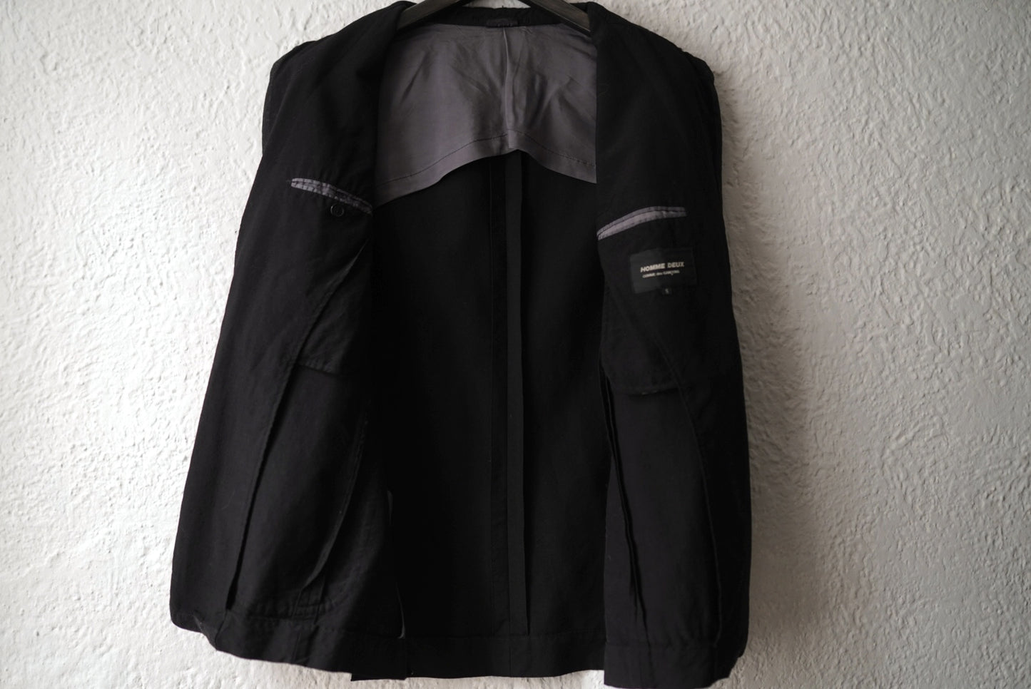 15SS 染色加工ウールモヘヤテーラードジャケット / COMME des GARCONS HOMME DEUX(コムデギャルソンオムドゥ)