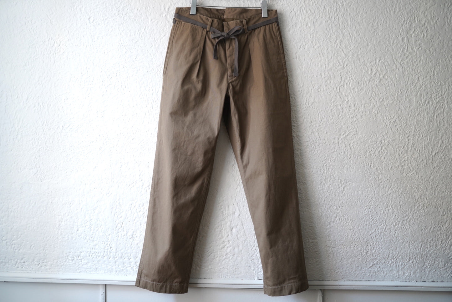 21SS “ALAIN” SELVEDGE YACHT CANVAS スポーツトラウザーズパンツ / COHERENCE(コヒーレンス)