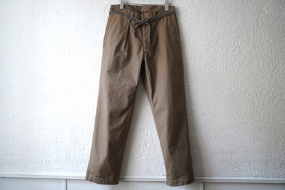 21SS “ALAIN” SELVEDGE YACHT CANVAS スポーツトラウザーズパンツ / COHERENCE(コヒーレンス)