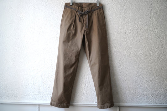 21SS “ALAIN” SELVEDGE YACHT CANVAS スポーツトラウザーズパンツ / COHERENCE(コヒーレンス)